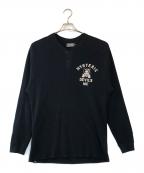 Hysteric Glamourヒステリックグラマー）の古着「DEVIL’S MCヘンリーネック スウェット」｜ブラック