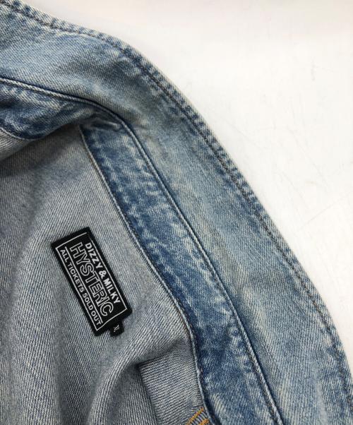 Hysteric Glamour（ヒステリックグラマー）Hysteric Glamour (ヒステリックグラマー) STORE刺繍 ウエスタンデニムシャツ インディゴ サイズ:XLの古着・服飾アイテム