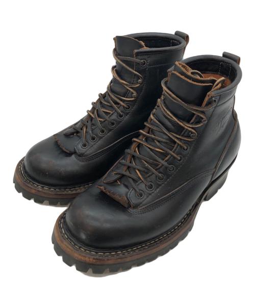WHITE'S BOOTS（ホワイツブーツ）WHITE'S BOOTS (ホワイツブーツ) スモークジャンパー ブラック サイズ:8 1/2Eの古着・服飾アイテム