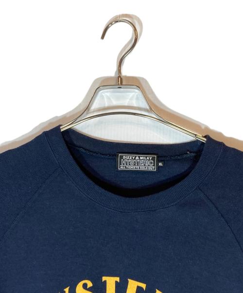 Hysteric Glamour（ヒステリックグラマー）Hysteric Glamour (ヒステリックグラマー) TAKES ME HIGHER スウェット ネイビー サイズ:XLの古着・服飾アイテム