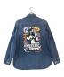Hysteric Glamour (ヒステリックグラマー) CAR LOGO CAMERA GIRL ワークデニムシャツ ブルー サイズ:XL：20000円