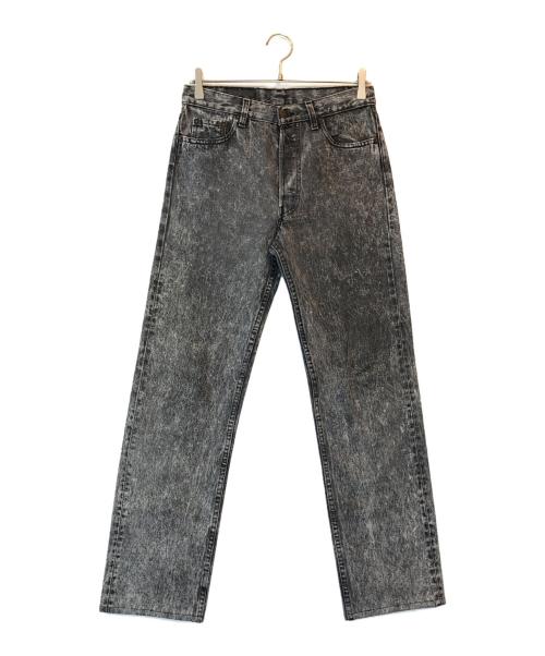 LEVI'S（リーバイス）LEVI'S (リーバイス) 501 ケミカルウォッシュ ブラックデニムパンツ ブラック サイズ:W30×L36の古着・服飾アイテム