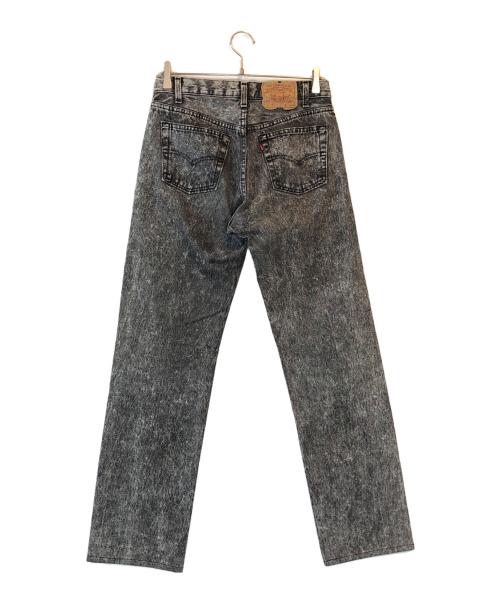 LEVI'S（リーバイス）LEVI'S (リーバイス) 501 ケミカルウォッシュ ブラックデニムパンツ ブラック サイズ:W30×L36の古着・服飾アイテム