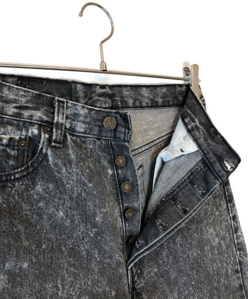 LEVI'S（リーバイス）LEVI'S (リーバイス) 501 ケミカルウォッシュ ブラックデニムパンツ ブラック サイズ:W30×L36の古着・服飾アイテム