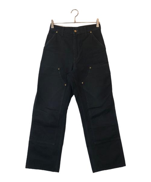 CarHartt（カーハート）CarHartt (カーハート) ダブルニーペインターパンツ ブラック サイズ:30×32の古着・服飾アイテム