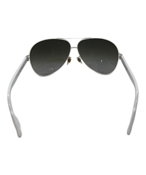 GUCCI（グッチ）GUCCI (グッチ) ティアドロップサングラス ホワイト サイズ:63□11 135の古着・服飾アイテム