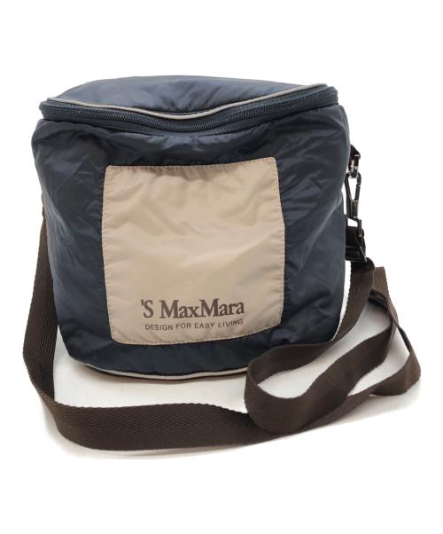 'S Max Mara（エスマックスマーラ）'S Max Mara (エスマックスマーラ) 収納カバン付きテクニカルダウンコート ネイビー サイズ:44の古着・服飾アイテム