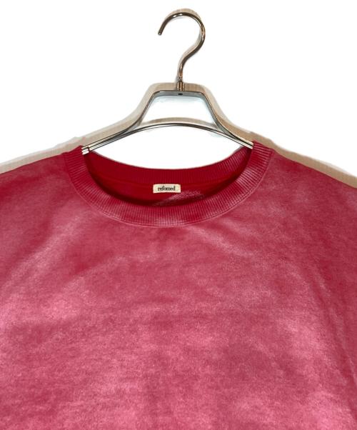 refomed（リフォメッド）refomed (リフォメッド) 別注 10WASH N/S SWEATER レッド サイズ:SIZE 3の古着・服飾アイテム