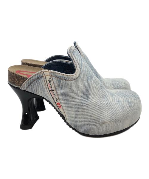 DIESEL（ディーゼル）DIESEL (ディーゼル) D-WOODSTOCK ML Wデニムサンダル インディゴ サイズ:36の古着・服飾アイテム