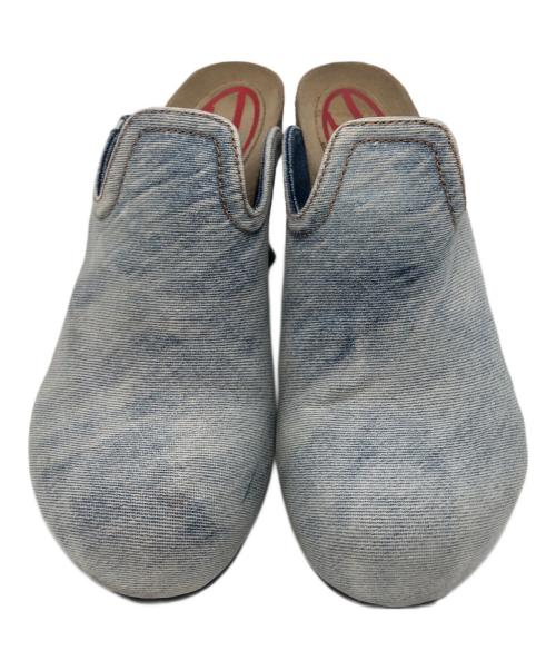 DIESEL（ディーゼル）DIESEL (ディーゼル) D-WOODSTOCK ML Wデニムサンダル インディゴ サイズ:36の古着・服飾アイテム