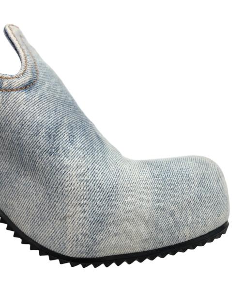 DIESEL（ディーゼル）DIESEL (ディーゼル) D-WOODSTOCK ML Wデニムサンダル インディゴ サイズ:36の古着・服飾アイテム