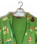 中古・古着 Hysteric Glamour (ヒステリックグラマー) TURN IT ON 1ジップパーカー グリーン サイズ:L：10000円