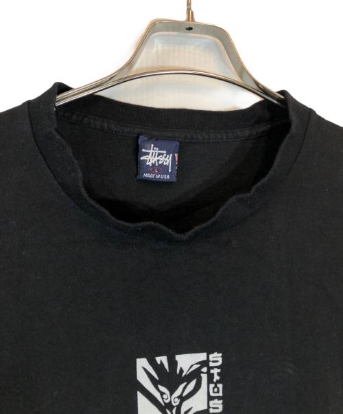 stussy（ステューシー）stussy (ステューシー) ドラゴンアートｔシャツ ブラック サイズ:Lの古着・服飾アイテム