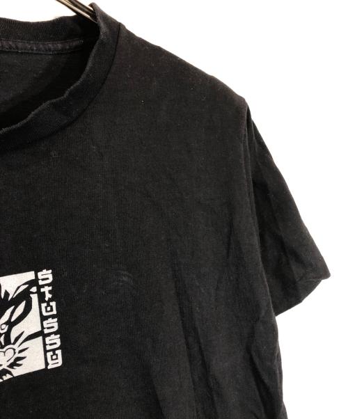 stussy（ステューシー）stussy (ステューシー) ドラゴンアートｔシャツ ブラック サイズ:Lの古着・服飾アイテム