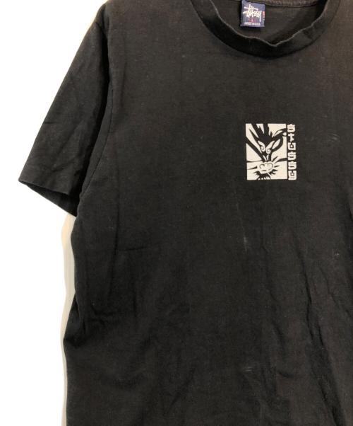 stussy（ステューシー）stussy (ステューシー) ドラゴンアートｔシャツ ブラック サイズ:Lの古着・服飾アイテム