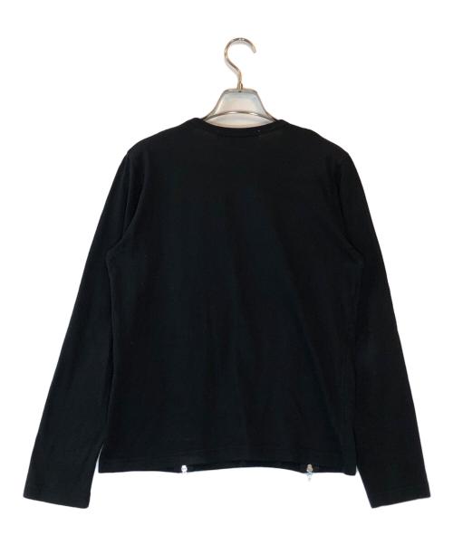 COMME des GARCONS COMME des GARCONS（コムデギャルソン コムデギャルソン）COMME des GARCONS COMME des GARCONS (コムデギャルソン コムデギャルソン) ZIPデザインカットソー ブラック サイズ:Sの古着・服飾アイテム