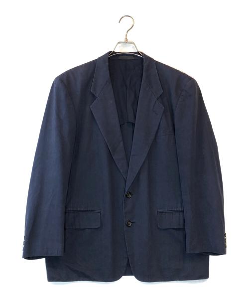 COMME des GARCONS HOMME（コムデギャルソン オム）COMME des GARCONS HOMME (コムデギャルソン オム) コットンテーラードジャケット ネイビー サイズ:Ｍの古着・服飾アイテム
