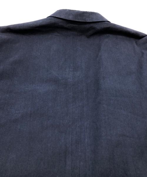 COMME des GARCONS HOMME（コムデギャルソン オム）COMME des GARCONS HOMME (コムデギャルソン オム) コットンテーラードジャケット ネイビー サイズ:Ｍの古着・服飾アイテム