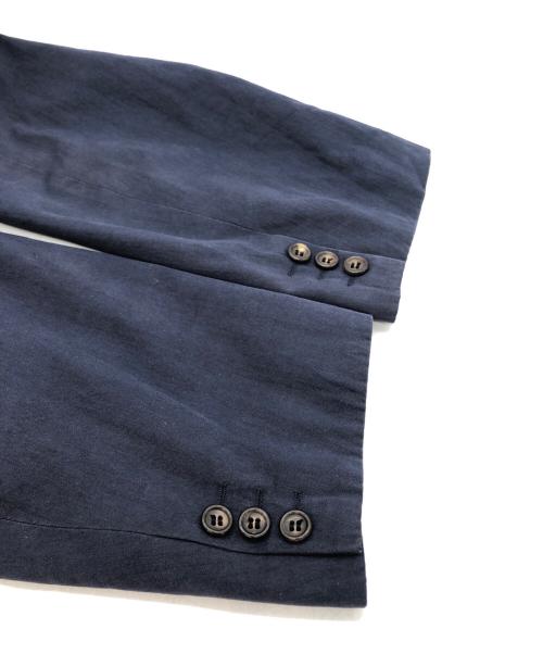 COMME des GARCONS HOMME（コムデギャルソン オム）COMME des GARCONS HOMME (コムデギャルソン オム) コットンテーラードジャケット ネイビー サイズ:Ｍの古着・服飾アイテム
