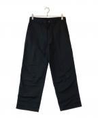 COMME des GARCONS HOMMEコムデギャルソン オム）の古着「Chino cloth Trousers」｜ブラック