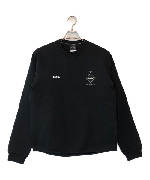 F.C.R.B.（エフシーレアルブリストル）F.C.R.B. (エフシーレアルブリストル) SOPH. (ソフ) SWEAT CREW NECK TOP ブラック サイズ:Sの古着・服飾アイテム