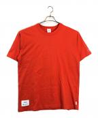 Champion×WTAPSチャンピオン×ダブルタップス）の古着「Academy S/S T-Shirts」｜オレンジ