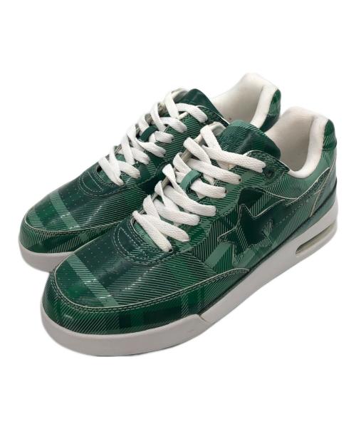 A BATHING APE（アベイシングエイプ）A BATHING APE (アベイシングエイプ) BAPE STA グリーン サイズ:US10の古着・服飾アイテム