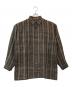 ISSEY MIYAKE（イッセイミヤケ）の古着「ウールリネンシャツ」｜ブラウン