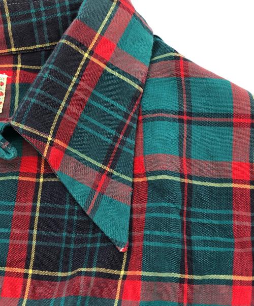 McGREGOR（マックレガー）McGREGOR (マックレガー) オープンカラーチェックシャツ グリーン サイズ:Mの古着・服飾アイテム