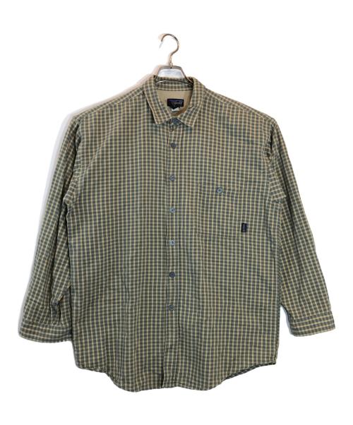 Patagonia（パタゴニア）Patagonia (パタゴニア) コットン チェックシャツ カーキ サイズ:XLの古着・服飾アイテム