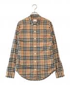 BURBERRYバーバリー）の古着「ノバチェックシャツ」｜ブラウン