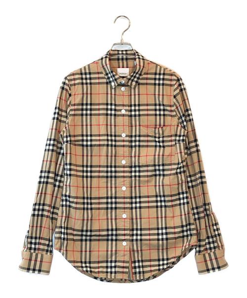 BURBERRY（バーバリー）BURBERRY (バーバリー) ノバチェックシャツ ブラウン サイズ:IT 38の古着・服飾アイテム
