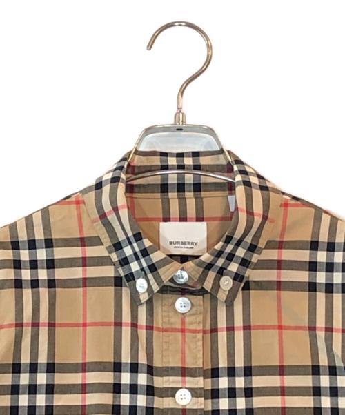 BURBERRY（バーバリー）BURBERRY (バーバリー) ノバチェックシャツ ブラウン サイズ:IT 38の古着・服飾アイテム