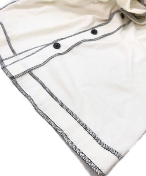 NEMETH（ネメス）Nemeth (ネメス) 93ABlack BodyBeige Stich ステッチシャツ ホワイト サイズ:Ｍの古着・服飾アイテム