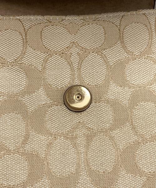 COACH（コーチ）COACH (コーチ) ノース／サウス ロニー クロスボディ シグネチャー ジャカード N/A アイボリーの古着・服飾アイテム