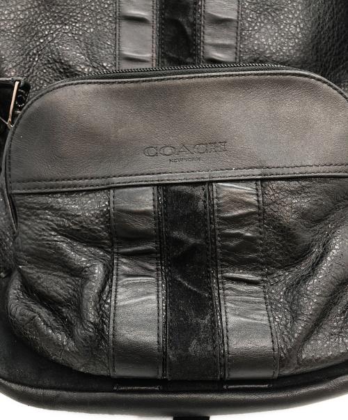 COACH（コーチ）COACH (コーチ) Houston Backpack with Baseball Stitch ブラックの古着・服飾アイテム