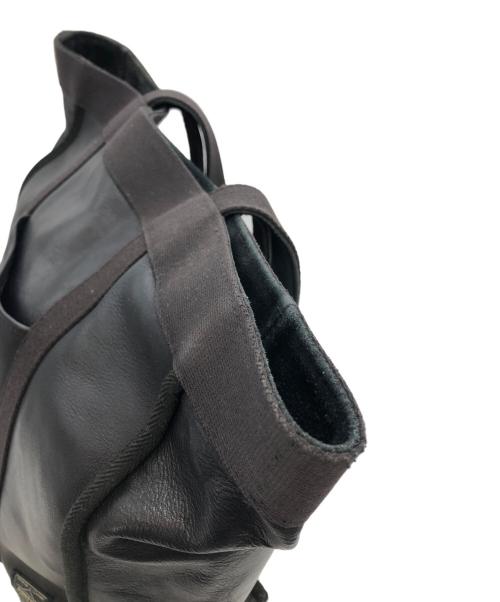 PORTER（ポーター）PORTER (ポーター) STAND TOTE BLACK LEATHER ブラックの古着・服飾アイテム
