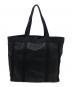 PORTER (ポーター) STAND TOTE BLACK LEATHER ブラック：18000円