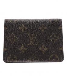 LOUIS VUITTON（ルイ ヴィトン）の古着「ポルト2カルト・ヴェルティカル」｜ブラウン