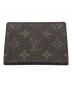 LOUIS VUITTON (ルイ ヴィトン) ポルト2カルト・ヴェルティカル ブラウン サイズ:下記参照：10000円