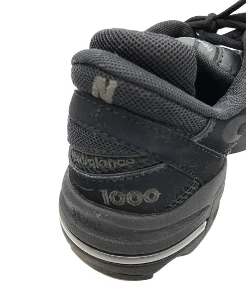 NEW BALANCE（ニューバランス）NEW BALANCE (ニューバランス) M1000 スニーカー ブラック サイズ:US7の古着・服飾アイテム