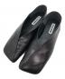 JIL SANDER（ジルサンダー）の古着「Square Toe Leather Ballet Shoes」｜ブラック