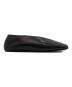 JIL SANDER (ジルサンダー) Square Toe Leather Ballet Shoes ブラック サイズ:35：32000円