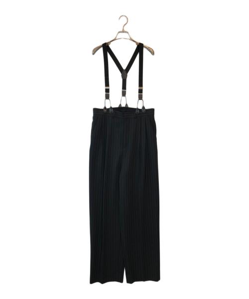 Curensology（カレンソロジー）Curensology (カレンソロジー) サスペンダー付パンツ ブラック サイズ:Fの古着・服飾アイテム