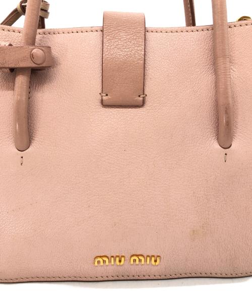 MIU MIU（ミュウミュウ）MIU MIU (ミュウミュウ) ハンドバッグ ピンクの古着・服飾アイテム