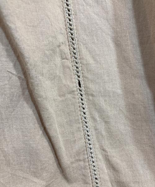 Curensology（カレンソロジー）Curensology (カレンソロジー) コットンティアードワンピース ベージュ サイズ:Fの古着・服飾アイテム