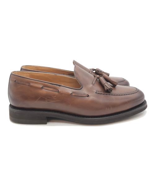 berwick（バーウィック）berwick (バーウィック) タッセルローファー ブラウン サイズ:7の古着・服飾アイテム