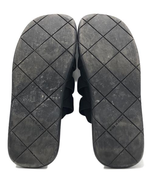 BOTTEGA VENETA（ボッテガベネタ）BOTTEGA VENETA (ボッテガベネタ) PLAT イントレチャートサンダル ブラック サイズ:41の古着・服飾アイテム