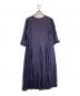 ne quittez pas (ヌキテパ) Cotton Lurex Stripe V Neck Dress パープル サイズ:S：14000円