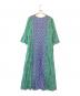 ne quittez pas (ヌキテパ) ETHNIC PRINT PANEL DRESS グリーン×ネイビー サイズ:S：16000円